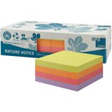 Blok samoljepljiv kocka 75x75mm 2x400L Nature Global Notes 5654-97box sortirano | Shoptok.si