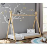  Drveni dječji krevet Tipi - svijetlo drvo - 200x90 cm | shoptok.hr