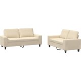  2-dijelni set sofa krem od tkanine | shoptok.hr