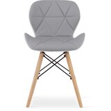 Brandless LAGO stol eko usnje - sivo in belo x 1, (22030696) | Shoptok.si