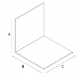 kotnik za ua profile 93*85*85*2,0, (21393889)