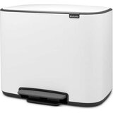 Brabantia Bo pedalni koš za smeti 36 L s plastičnim vložkom - White Cene