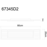 Globo STROPNA LED-SVETILKA WOODY /1750 lm/3000 K/230 V/ | Shoptok.si
