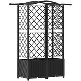  Povišeni krevet s mrežom i krovom Crna 122 x 40 x 141 cm PP | Eponuda.ba