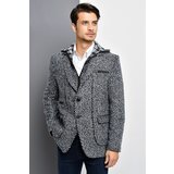 Dewberry K7540 MEN'S COAT-PATTERNED NAVY BLUE | shoptok.hr