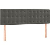  box spring s madracem LED tamnosivi 140x200 cm baršun | shoptok.hr