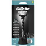 Gillette Mach3 Charcoal muški brijač sa postoljem+ 6 dopuna cene