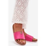 Boto Ladies sandals on cork platform with decorative detail fuchsia Vessira | ePonuda.com