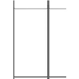 Sobna pregrada s 5 panela bijela 250 x 220 cm od tkanine | shoptok.hr