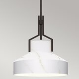  Quoizel QZ-BRECKEN-2P-OZ-ABG - Luster BRECKEN 2xE27, maks. 60 W, 230 V, crna sa dekorom mramora | Eponuda.com