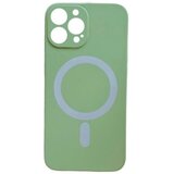 Silikonska maska color magsafe za iphone 15 pro max/ maslinasta