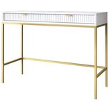  Konzolni stočić NOVA 77x104 cm bela/zlatna | Eponuda.com