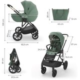 Kinderkraft Kolica Prime 3 3u1, Dark Green | shoptok.hr