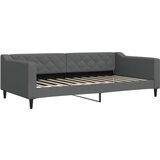  Dnevni krevet tamnosivi 100 x 200 cm od tkanine | shoptok.hr