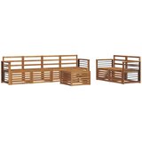  Setovi sofa 7 pcs Prirodna Čvrsto drvo akacije | Eponuda.com