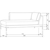 WOOOD Kaki zelena modularna sjedeća garnitura (s lijevim kutom) Couple – | shoptok.hr