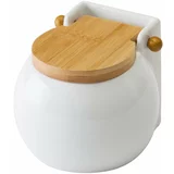 Unimasa Bela posoda za sol s pokrovom Casa Selección Ceramic, 700 ml
