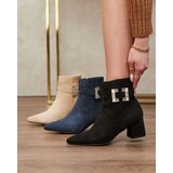 Resti Black women's low stiletto boots Masemart | Shoptok.si