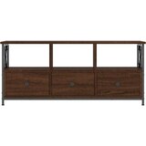 TV ormarić boja smeđeg hrasta 102x33x45 cm od drva i željeza | shoptok.hr