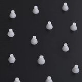  Glava za tuš od nehrđajućeg čelika 30 x 20 cm pravokutna crna | shoptok.hr