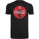 Merchcode Men's T-Shirt Logo Coca Cola Bottle Black | Shoptok.si