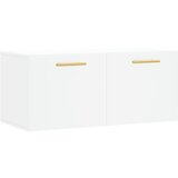Maison Chic Stenska omarica - Zidna omarica bela 80x36,5x35 cm inženirski les iu800, (22063215) | Shoptok.si