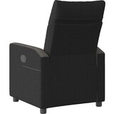 vidaXL Naslanjač iz črnega blaga | Shoptok.si