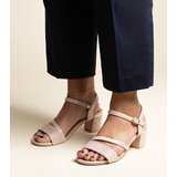 D/CEO Black sandals on a block heel Millo | Shoptok.si