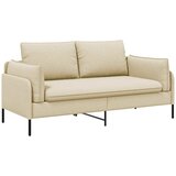 SOFA za dvije osobe Krem 188 x 81 x 89 cm Tkanina Slike