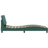  Posteljni okvir z vzglavjem temno zelen 80x200 cm žamet, (21081458) | Shoptok.si