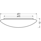 Lesnina XXXL STROPNA LED-SVETILKA 16 W 1000 lm 4000 K 230 V | Shoptok.si