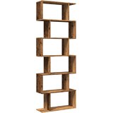 Sobna pregrada / regal za knjige 6 razina 70x24x193 cm drveni | Eponuda.ba