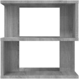 Bočni stolić boja sivog hrasta 40x40x40 cm konstruirano drvo | shoptok.hr