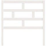  Posteljno vzglavje belo 81x4x100 cm trdna borovina, (20646219) | Shoptok.si