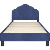 Otroški posteljni okvir z vznožjem Policijska modra 90 x 190 cm, (5000104675) | Shoptok.si