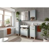 MID.YOU Kopalnica Star, Barva Hrasta, Svetlo Zelena, 3-Delna | Shoptok.si