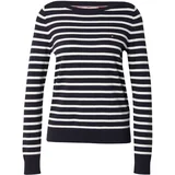 Tommy Hilfiger Pulover morsko plava / crvena / bijela