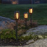 Star Trading Komplet 3 zunanjih solarnih svetilk LED Flame, višina 40 cm Cene