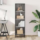 vidaXL Knjižna omara siva sonoma 40x35x139 cm | Shoptok.si