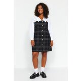Trendyol Curve Black Tweed Dress Cene