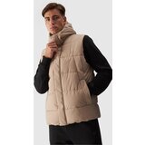 4f Men's Padded Gilet With Hood Beige WAW24TVJ | ePonuda.com