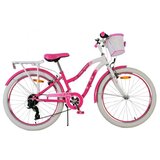 Volare Lovely dječji bicikl 24" roza 7 brzina | shoptok.hr