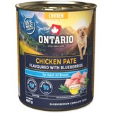 Ontario Dog Adult konzerva, pašteta - piščanec in borovnice 800g Cene