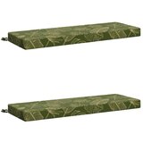  Jastučići za klupe - 2 dijela SOEST 2 kom. 100% poliester - Dezen s listom 120 x 40 x 8 cm Poliester | shoptok.hr