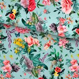 Esposa POSTELJNINA 140/200 cm saten večbarvno | Shoptok.si