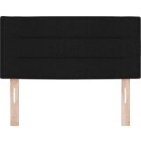 vidaXL LED naslonjalo črtna zasnova črn 100 cm tkanina | Shoptok.si