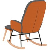  Stolica za ljuljanje s osloncem za noge svjetlosiva od tkanine | Eponuda.com