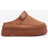 Boto Women's Snow Boots On Platform With Velcro Camel Jorielle | Shoptok.si