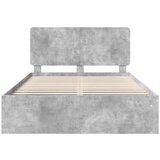 Konstrukcija postelje Beton 140 x 200 cm Masivno borovo les, (5000102840) | Shoptok.si