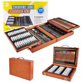  Large Professional Painting Set in a wooden carrying case 174 pieces Cijene